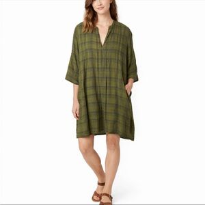 CP Shades Women's 100% Linen Tunic Dress Medium